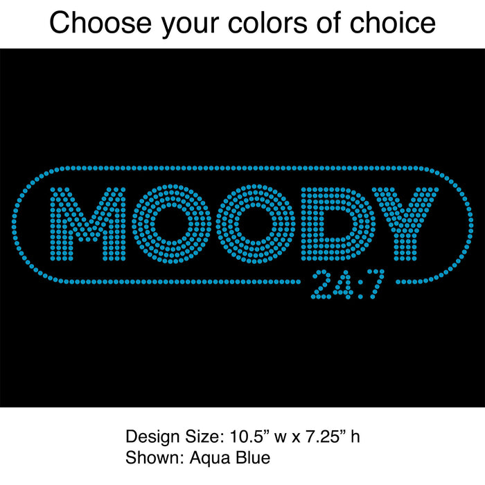 Moody 24:7 Spangle Transfer