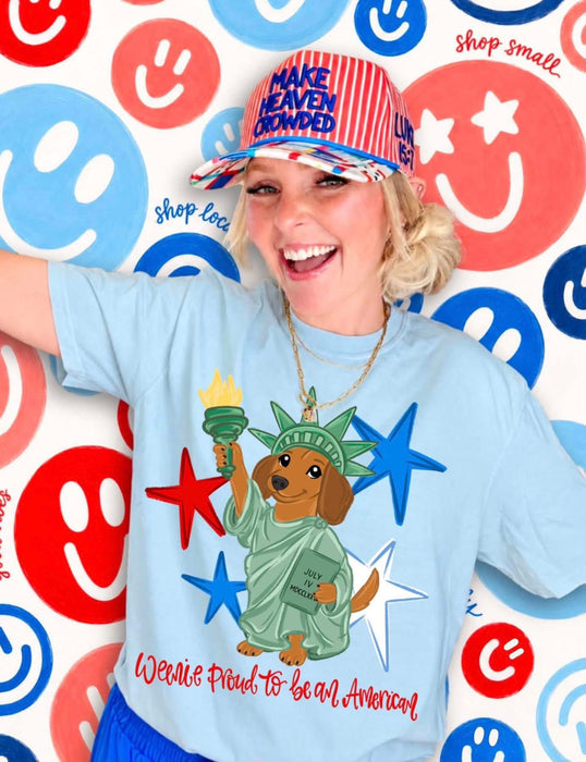 Weenie Proud American DTF Transfer
