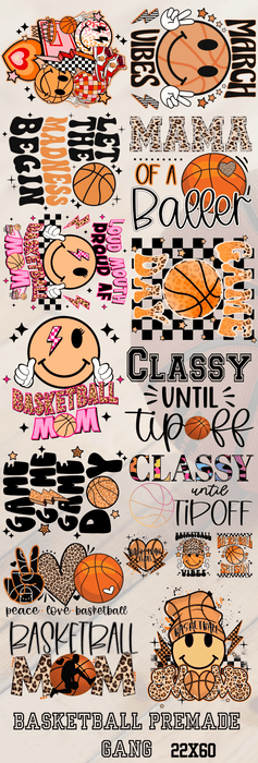 Basketball Premade Gang Sheet