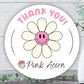 Thank You Daisy Logo Sticker