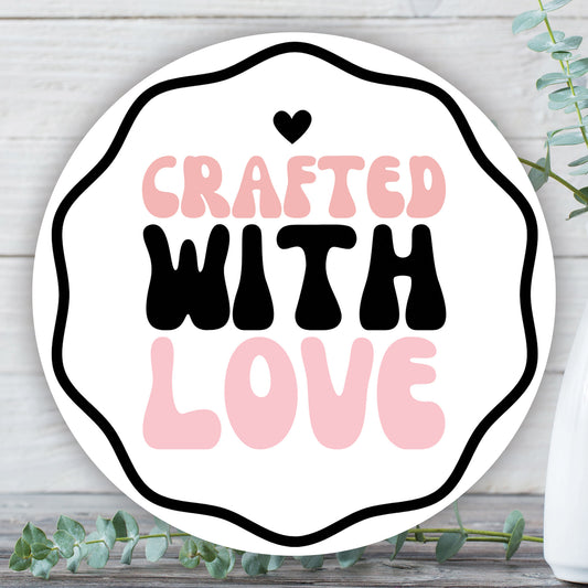 Crafted With Love Sticker