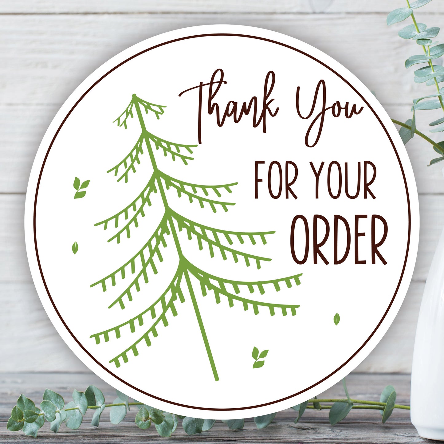Thank You For Your Order Sticker