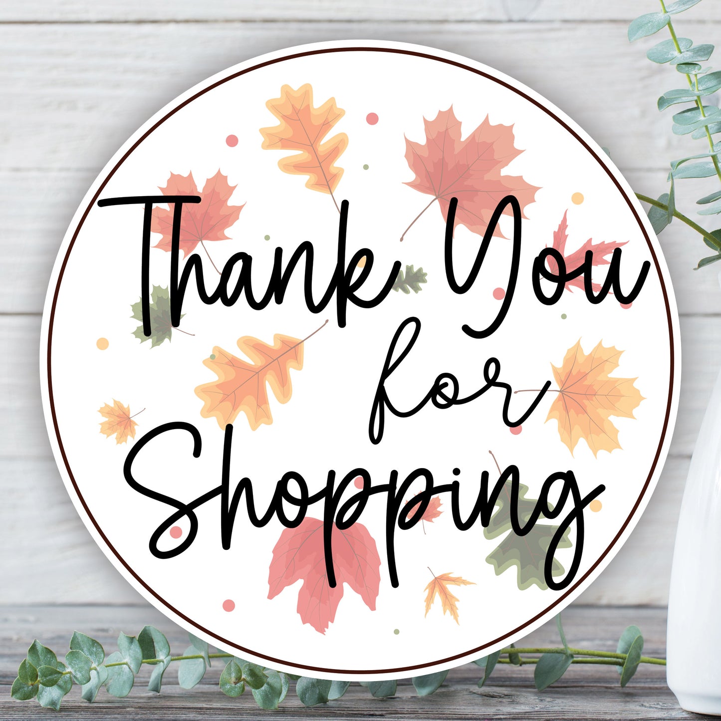 Thank You For Shopping Sticker