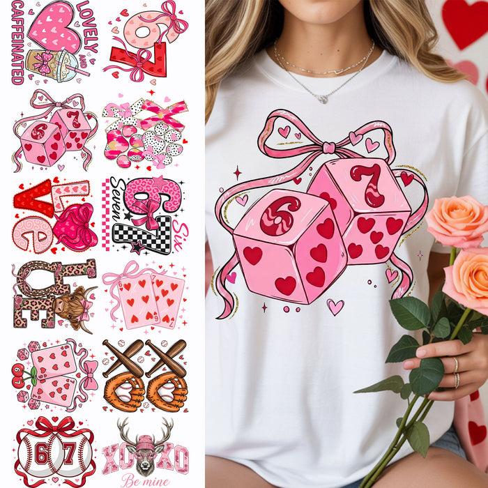 67 or Love Valentine's Day Gang Sheet