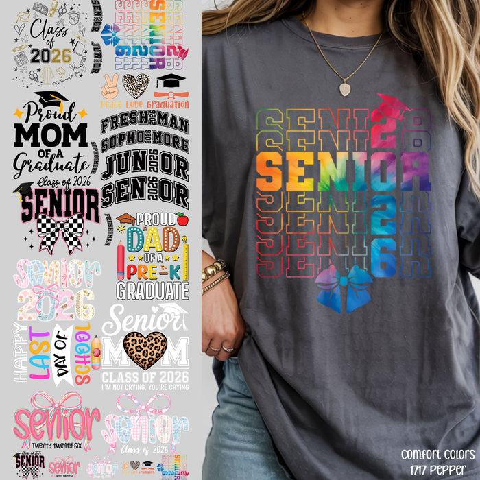 Graduation 2026 Premade Gang Sheet