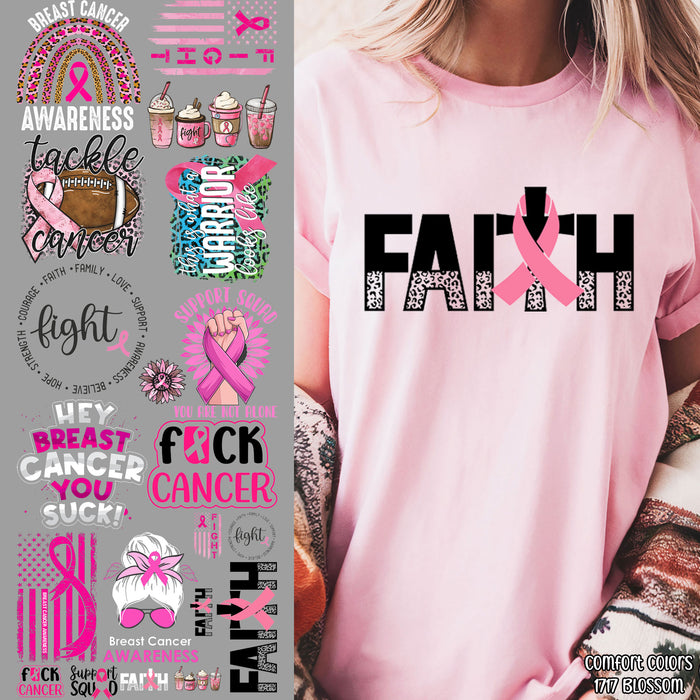 Breast Cancer Premade Gang Sheet