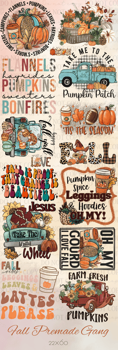 Fall Premade Gang Sheet