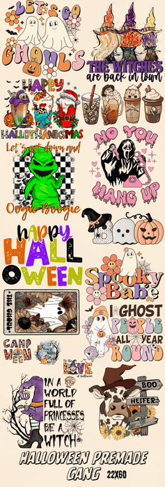 Halloween Premade Gang Sheet