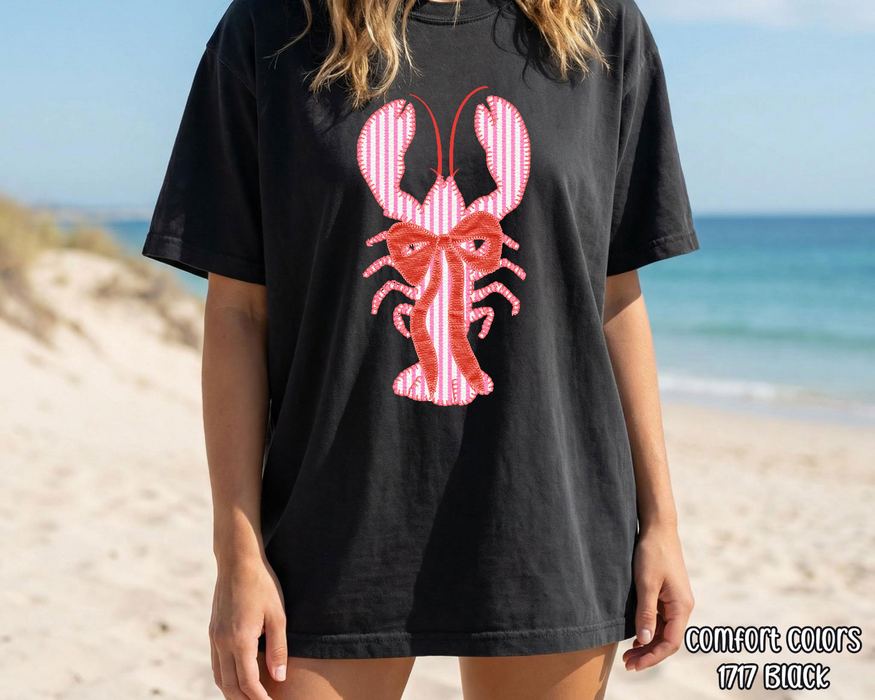 🌸 Coquette Lobster Tee DTF Transfer