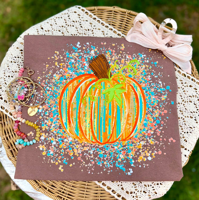 Pumpkin Splatter DTF Transfer