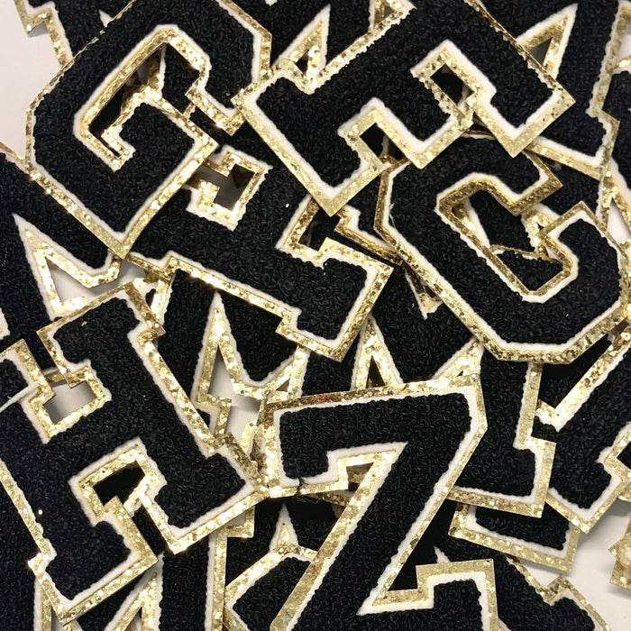 Black Chenille Letters