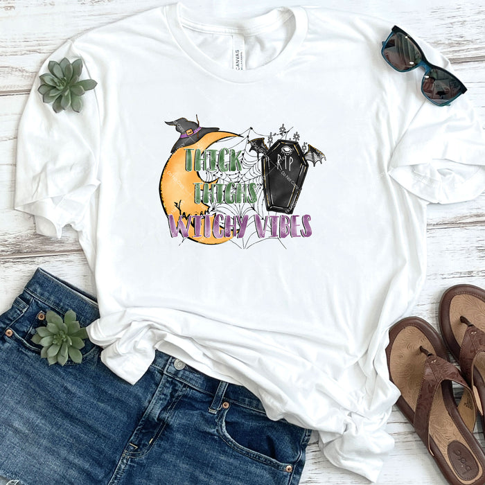 Thick Thighs Witchy Vibes DTF