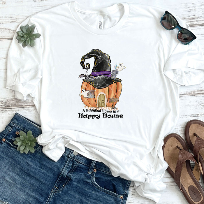 A Haunted Home is A Happy House DTF