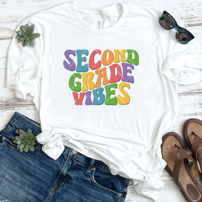 Second Grade Vibes DTF