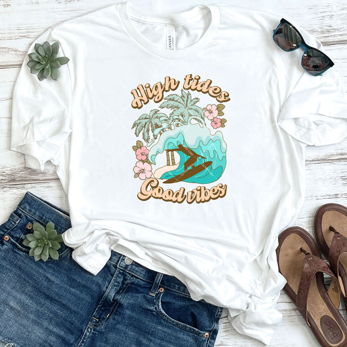 High Tides Good Vibes DTF