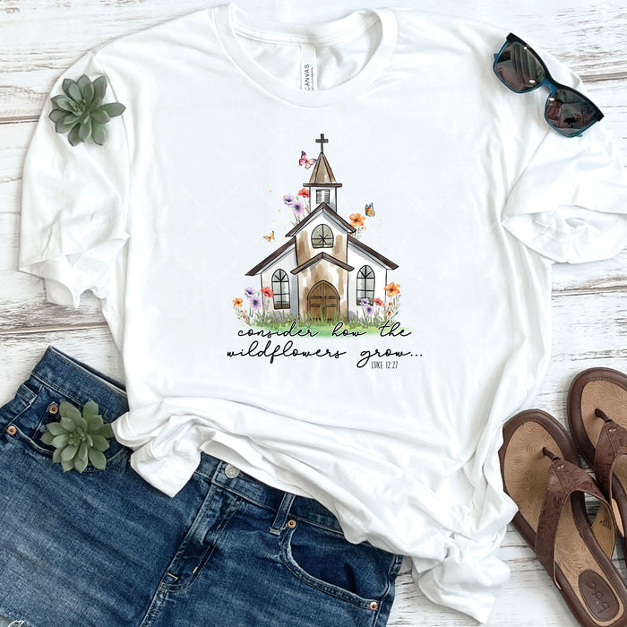 Consider How The Wildflowers Grow DTF