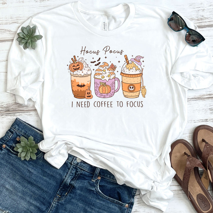Hocus Pocus I Need Coffee To Focus DTF