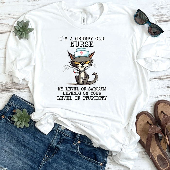 I'm A Grumpy Old Nurse DTF