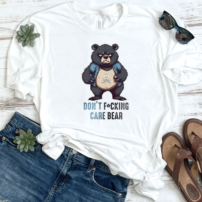 Don't F*cking Care Bear DTF