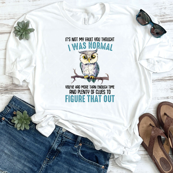 It Was Not My Fault You Thought I Was Normal DTF