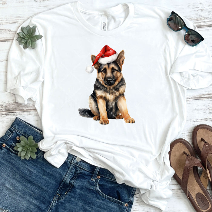 Christmas German Shepard Puppy DTF