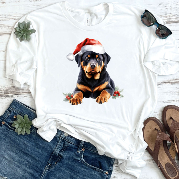Christmas Rottweiler DTF