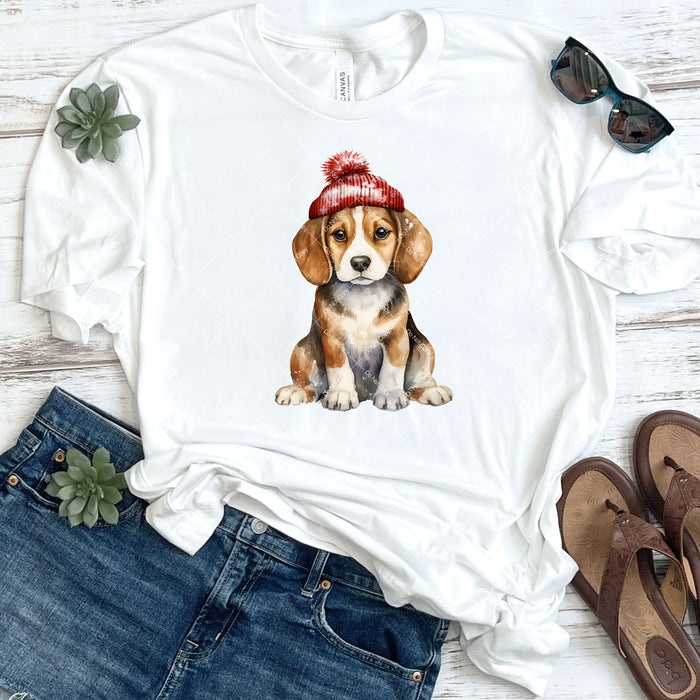 Christmas Beagle DTF