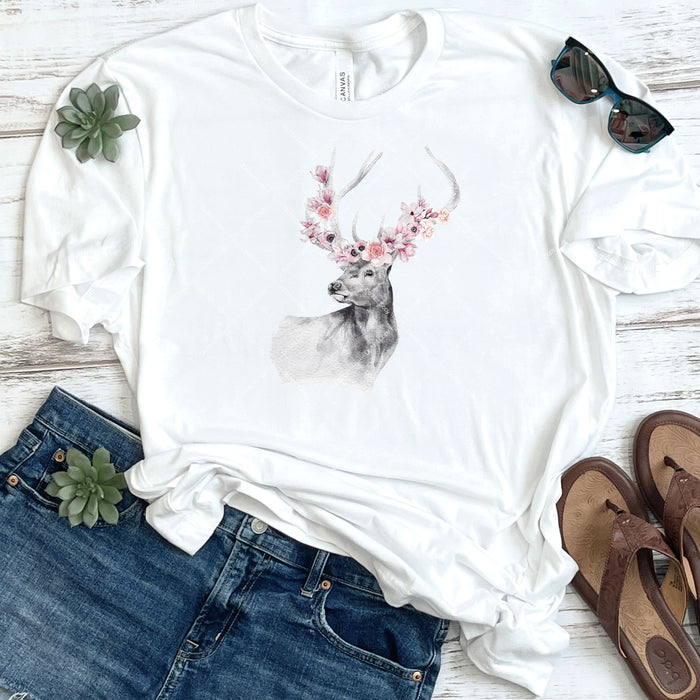 Floral Buck DTF