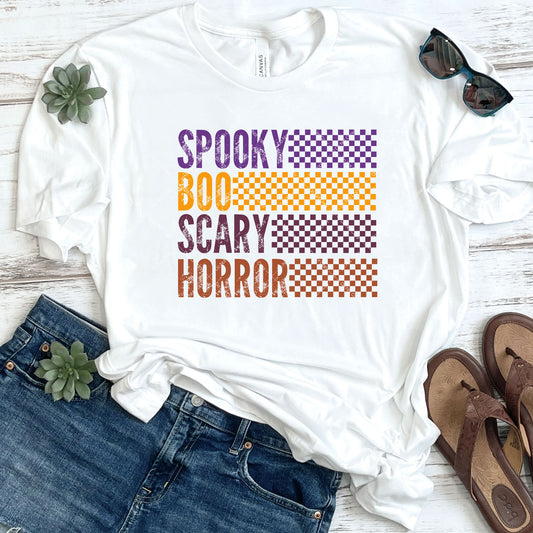 Spooky Boo Scary Horror DTF