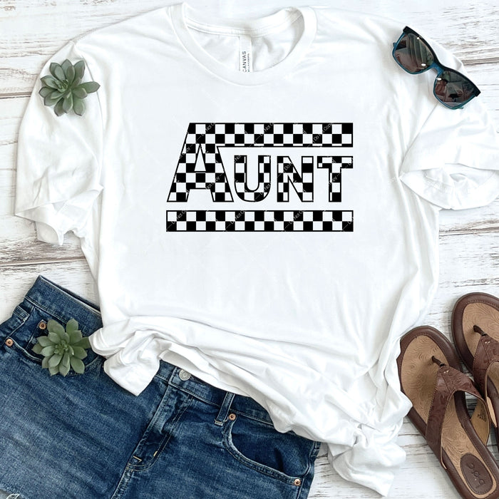 Checkered Aunt DTF