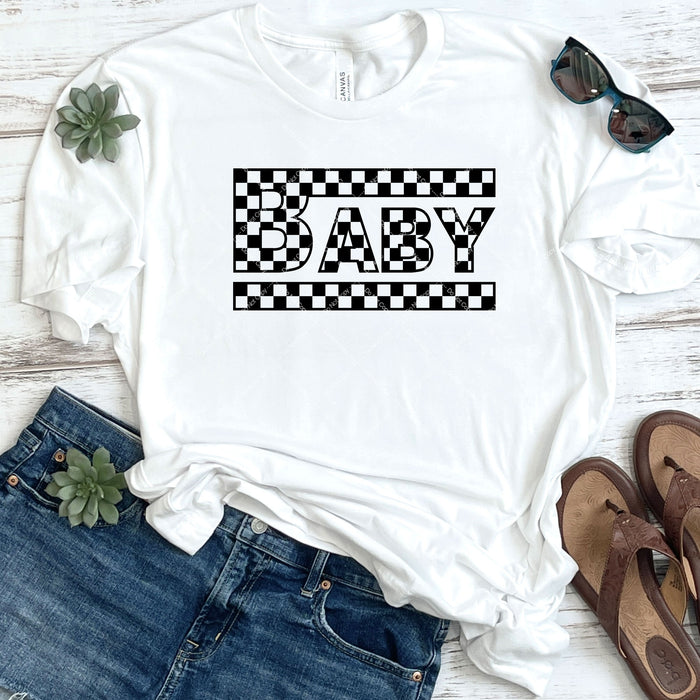 Checkered Baby DTF
