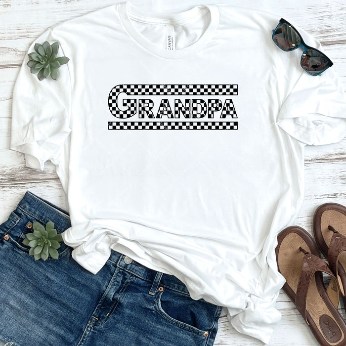 Checkered Grandpa DTF