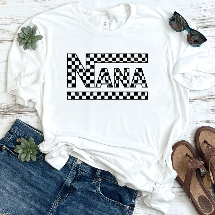 Checkered Nana DTF