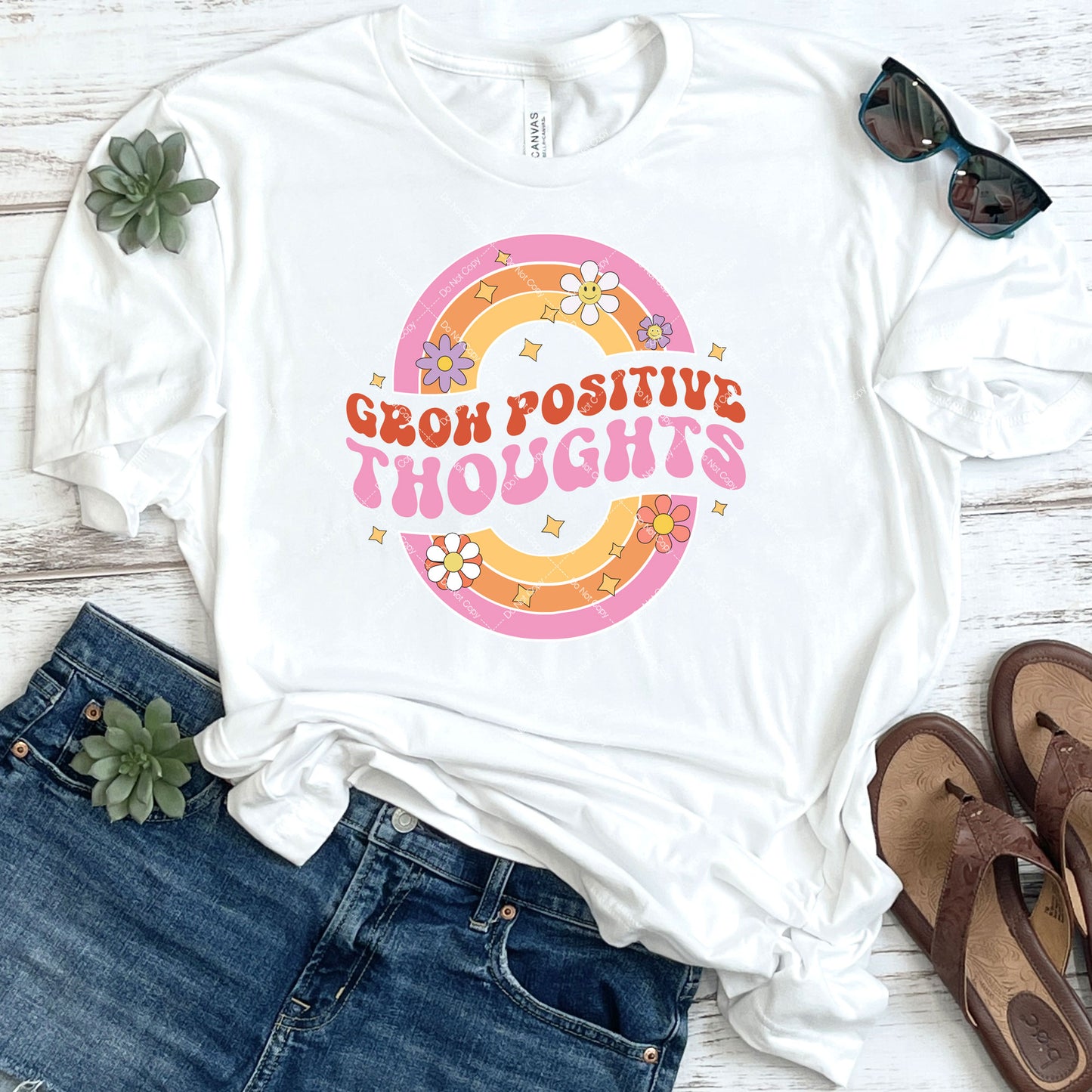 Grow Positive Thoughts DTF