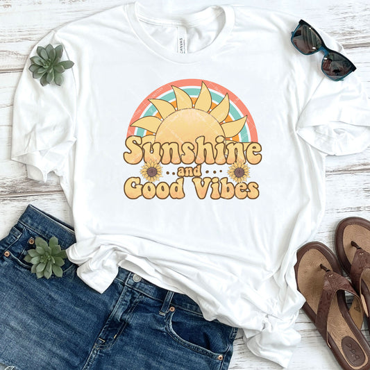 Sunshine and Good Vibes DTF