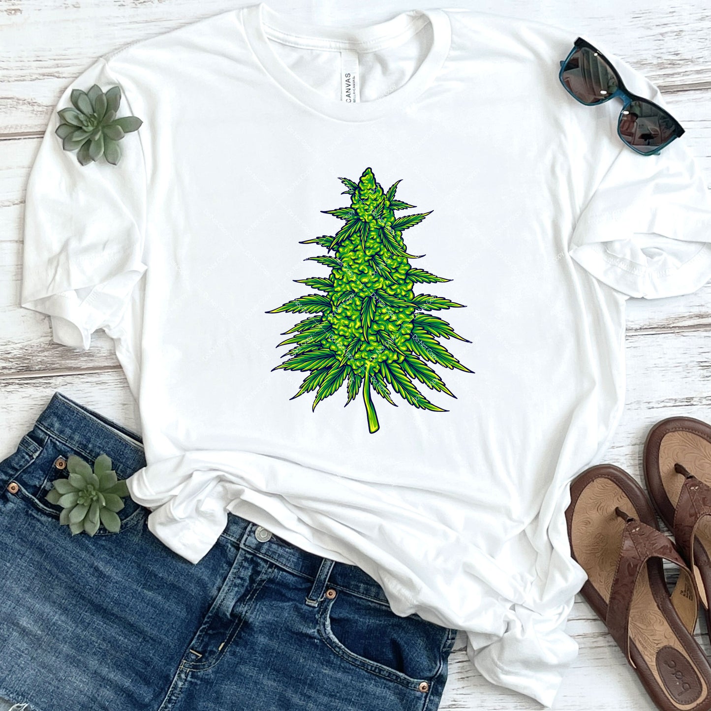 Cannabis Sativa Bud DTF