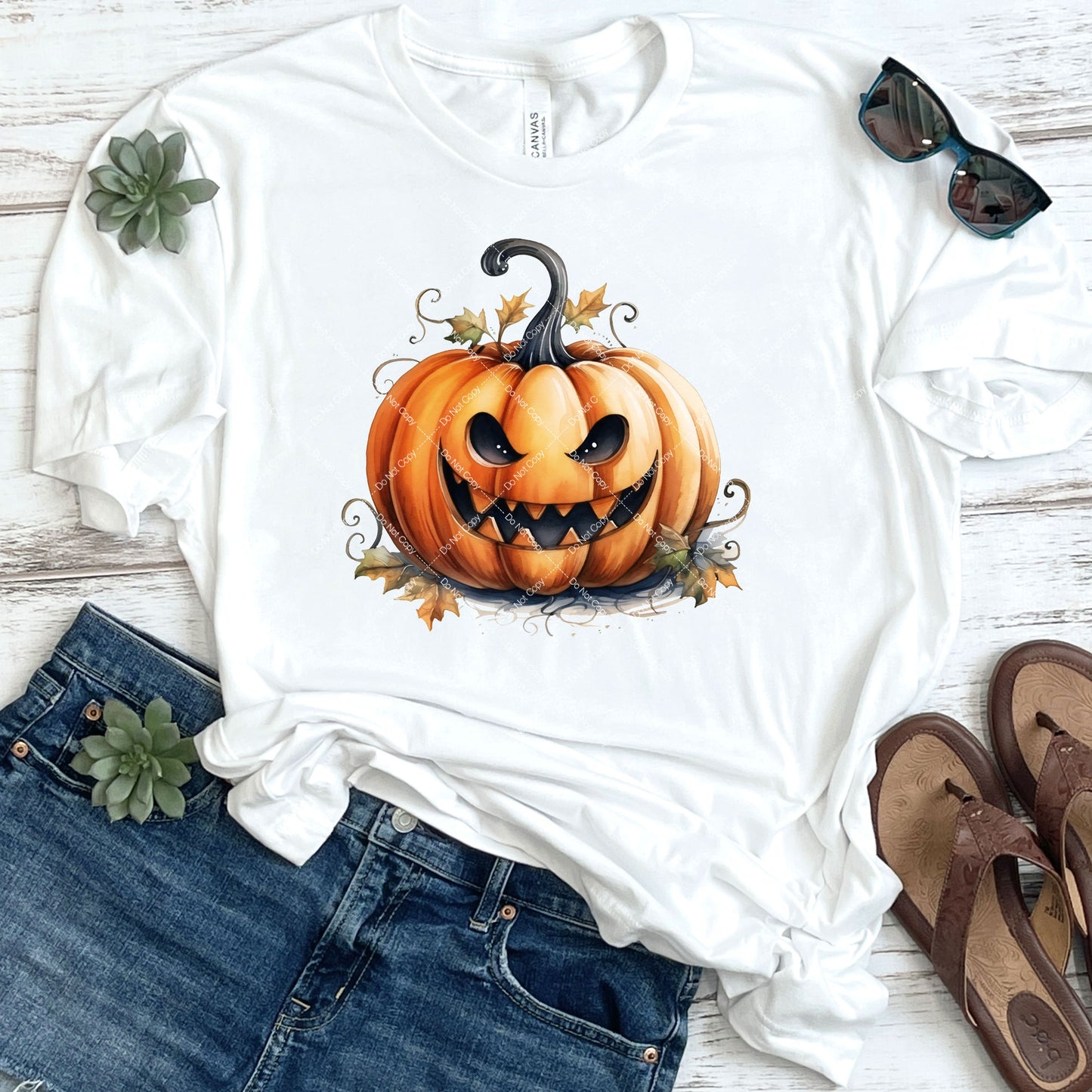 Spooky Halloween Jack-O-Lantern DTF
