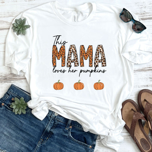 This Mama Loves Her Pumpkins DTF