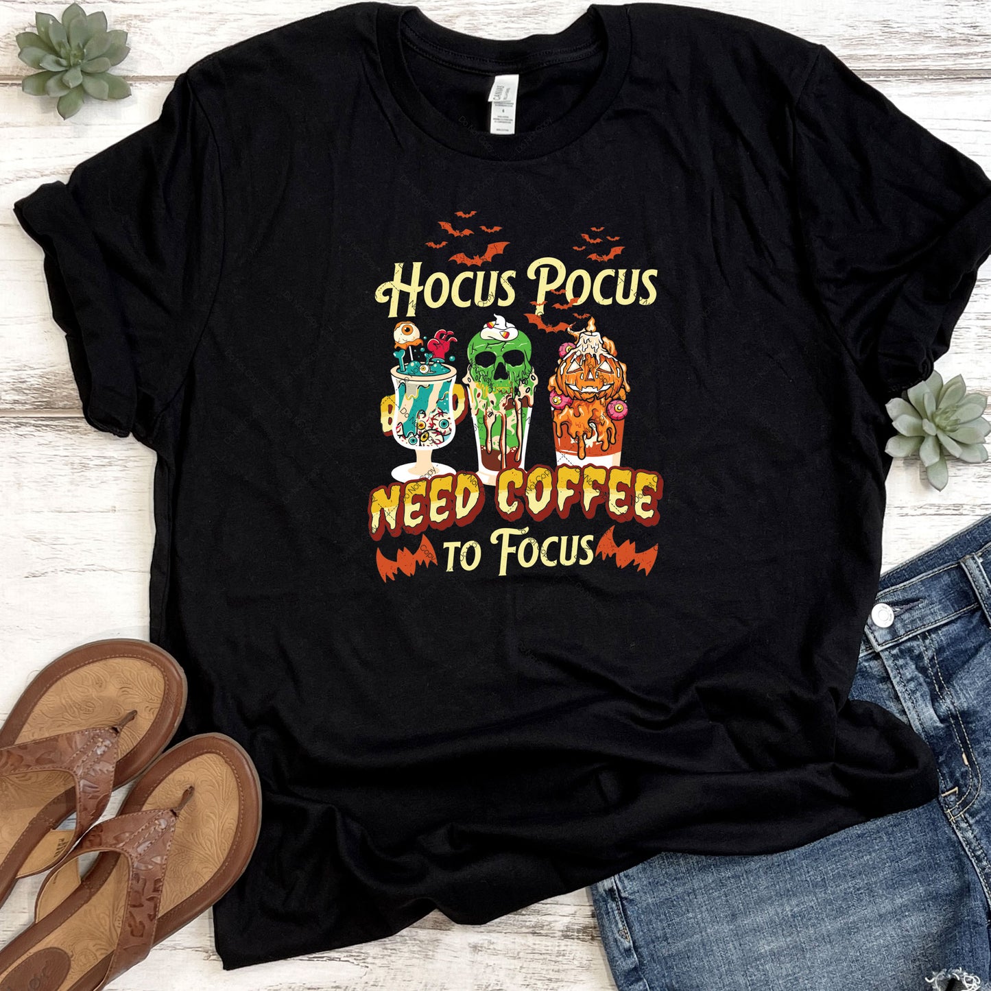 Hocus Pocus Need Coffee To Focus DTF