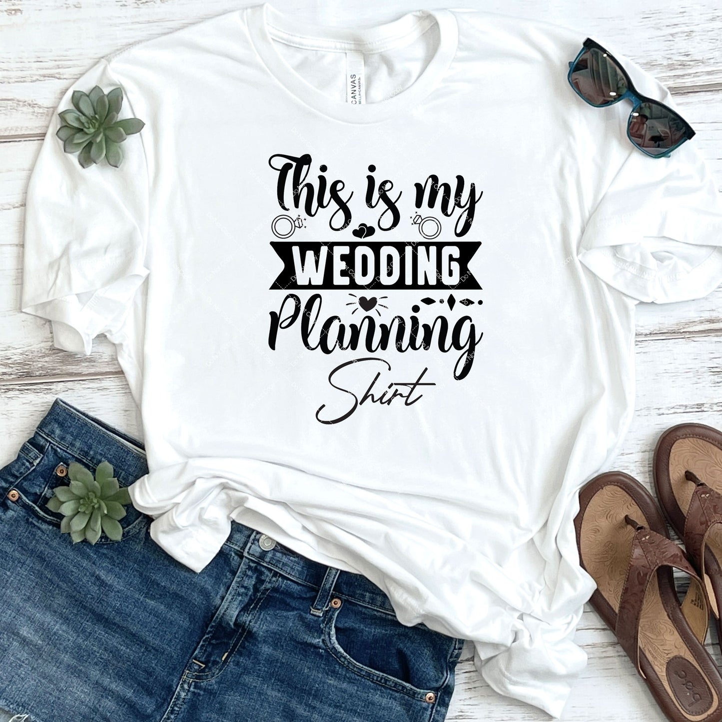 This Is My Wedding Planning Shirt DTF