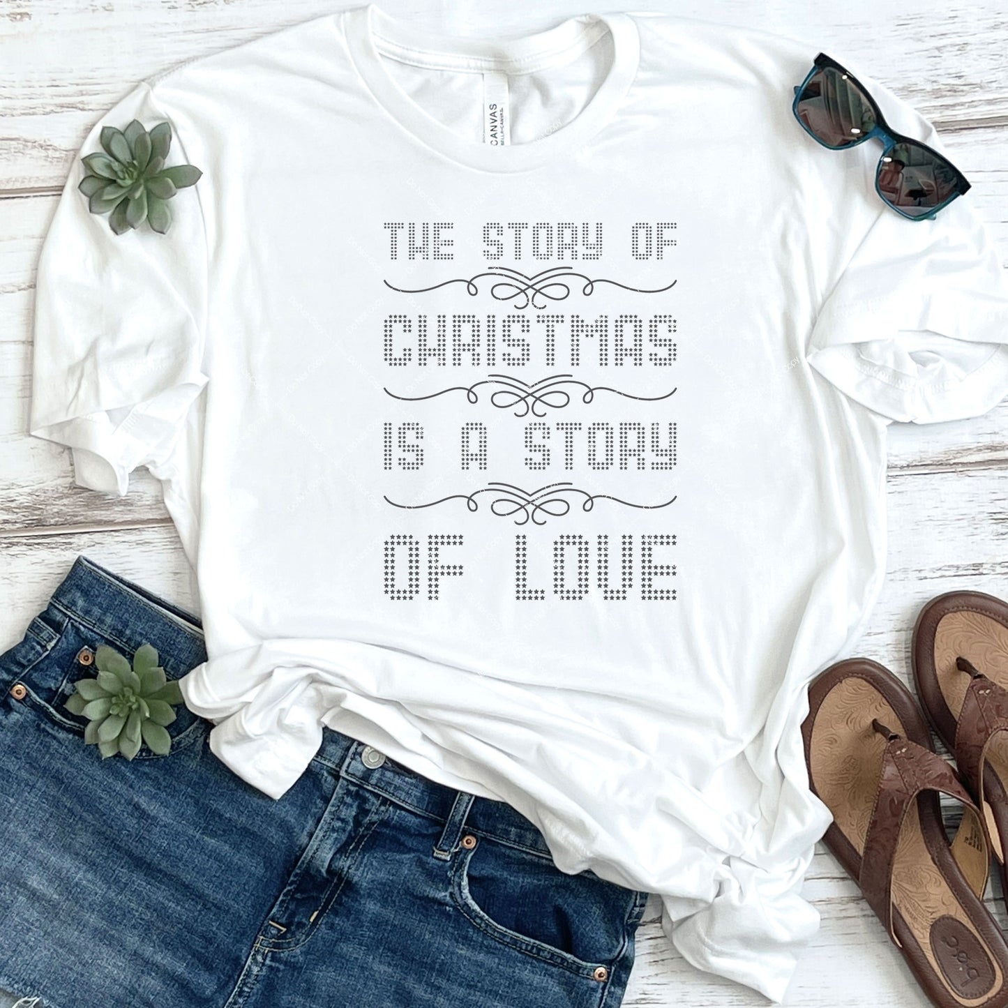 The Story of Christmas Is A Story of Love DTF
