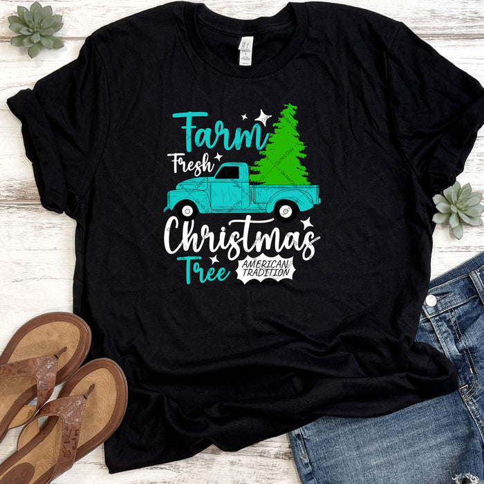 Farm Fresh Christmas Tree American Tradition DTF