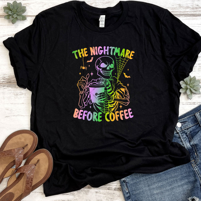 The Nightmare Before Coffee DTF