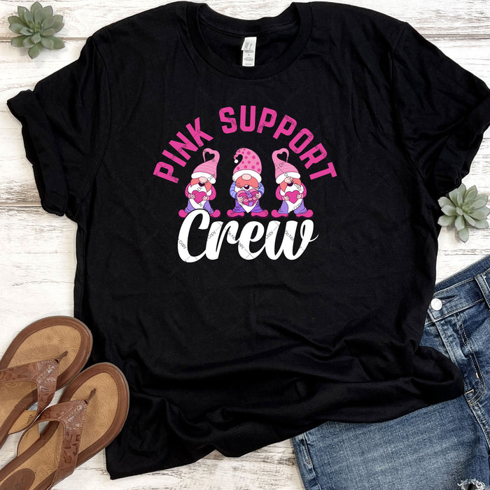 Pink Support Crew DTF