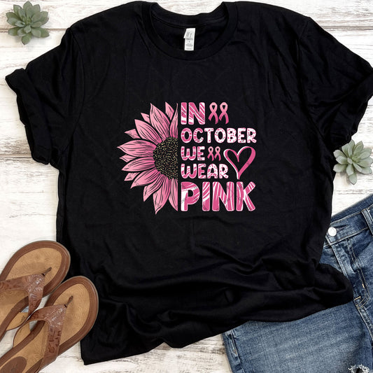 In October We Wear Pink DTF