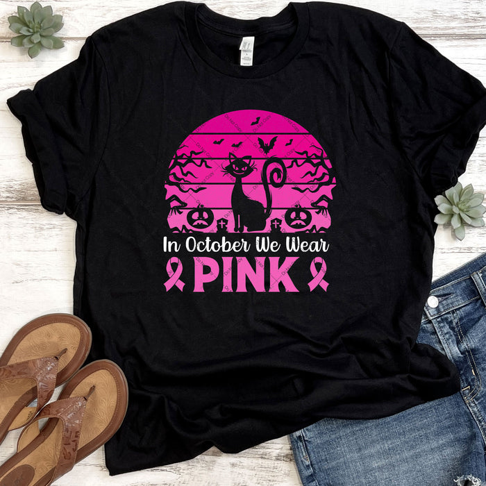 In October We Wear Pink DTF