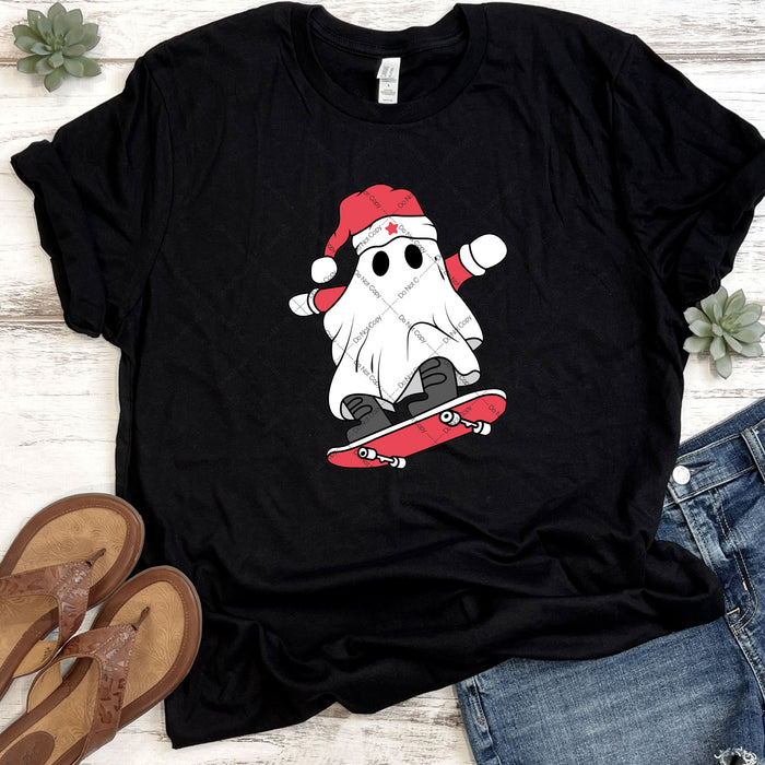 Skateboard Santa DTF