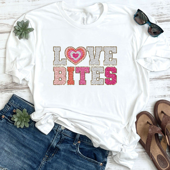 Faux Chenille Love Bites DTF