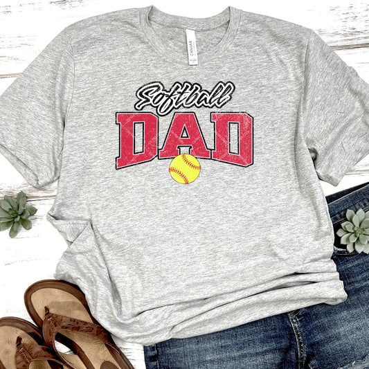 Softball Dad DTF Transfer