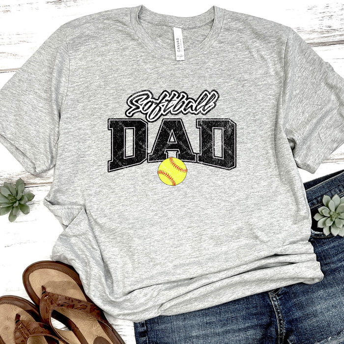 Softball Dad DTF Transfer